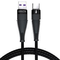 Shaza Usb-A To Type-C PD 5A 32W Örgülü Hızlı Şarj ve Data Kablosu
