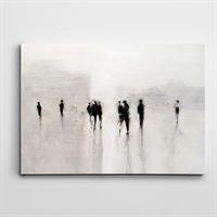 Silüetler ve Cadde Modern Sanat - 50X70CM