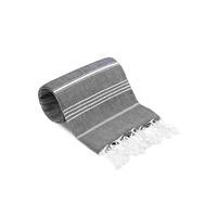 Summer Wind Soft %100 Pamuk Peştemal 100x180 cm Siyah