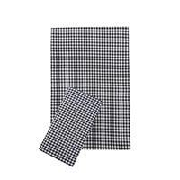 Zefir Desen Sofra Bezi Masa Örtüsü 170 x 170 Cm Siyah