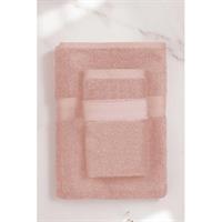 2 Parça Battal Lüks Premium Banyo Spa Havlu Takımı 90x170 Cm Somon