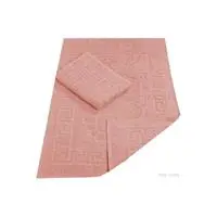 2 Li Banyo Ayak Havlusu %100 Pamuk 50X70 Cm Menesch Somon