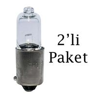 TECPO Ampul Halojen H6 12V 6W 2'li Paket
