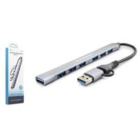 Hadron HDX7857 USB Type-C 3.0 Hub 7 Port 5 Gbps Gri