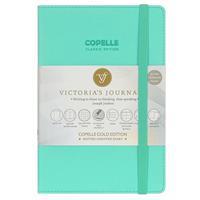 Victorias Journals 5504 Copelle Gold Bujo Defter 14 x 20 cm 152 Yaprak 57 Gr. Krem Mint Noktalı