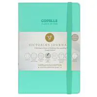 Victorias Journals 5504 Copelle Gold Bujo Defter 14 x 20 cm 152 Yaprak 57 Gr. Krem Mint Noktalı