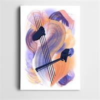 Yaylı Çalarken Dekoratif - 50 X 70 CM