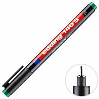 Edding 140S Permanent Asetat Kalemi S Uç 10 Adet - Yeşil (Kutu)