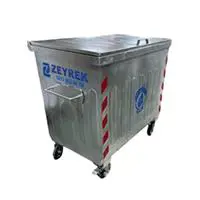 Zeyrek Metal Çöp Konteyner 1100 Lt