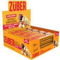 Züber Yer Fıstıklı, Kakaolu Meyveli Bar 40 g x 12 Adet